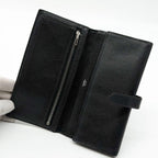 Hermes Bearn Dupri Chevre Trifold Wallet Black — view 7