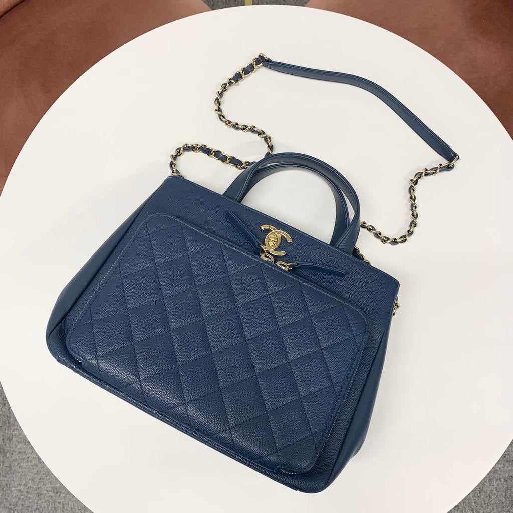 Chanel Business Affinity CC Logo Shoulder Bag — view 5