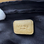 Loewe Pouch Heritage Gold Leather Cosmetic Case — view 8