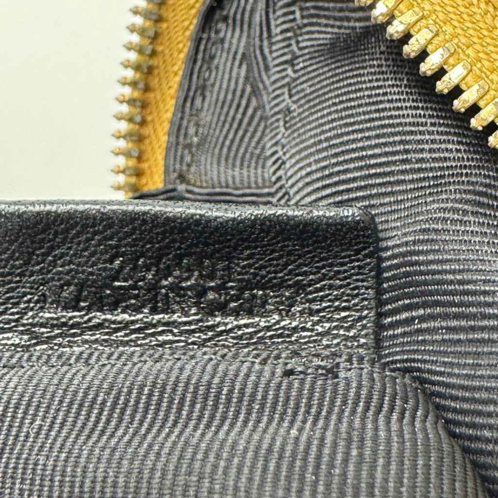 Loewe Pouch Heritage Gold Leather Cosmetic Case — view 9