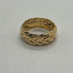 Loewe Braided Ring Gold — view 2