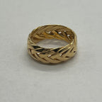 Loewe Braided Ring Gold — view 4