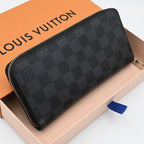 Louis Vuitton Graphite Zippy Wallet Horizontal Black — view 2