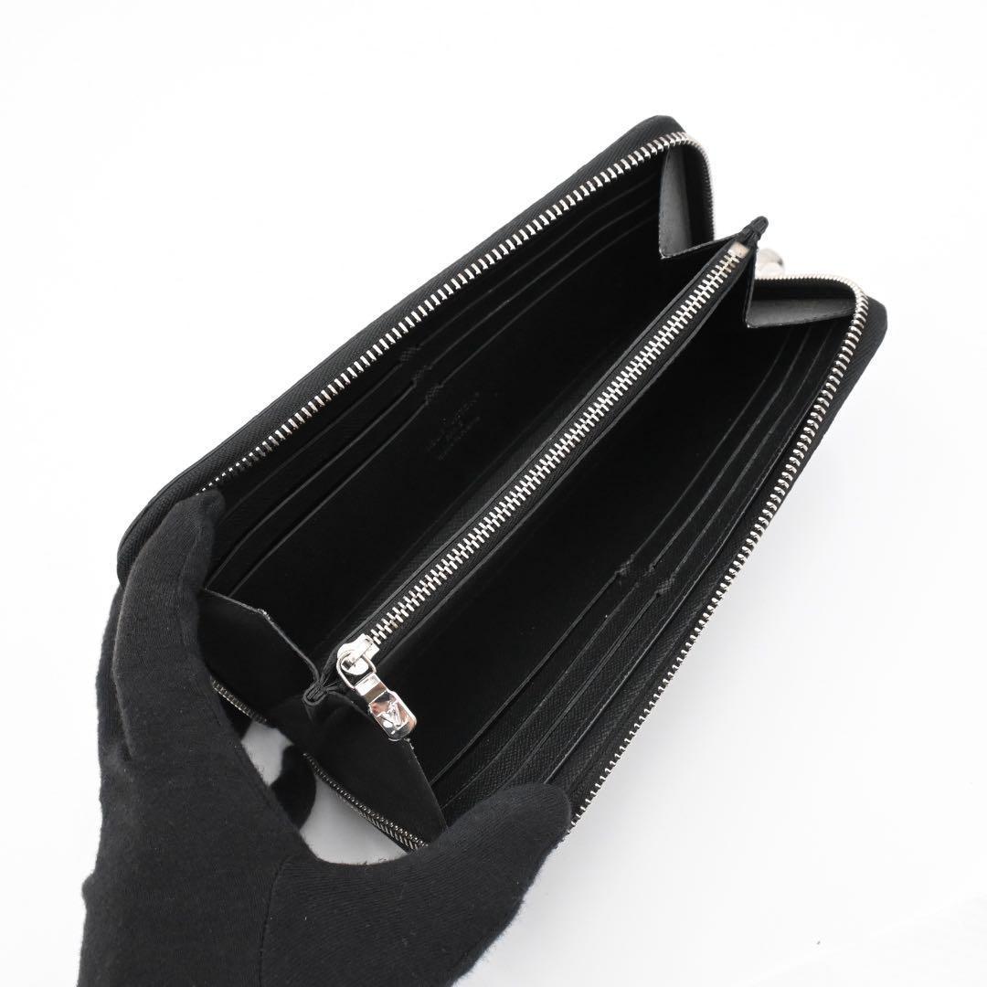 Louis Vuitton Graphite Zippy Wallet Horizontal Black — view 3