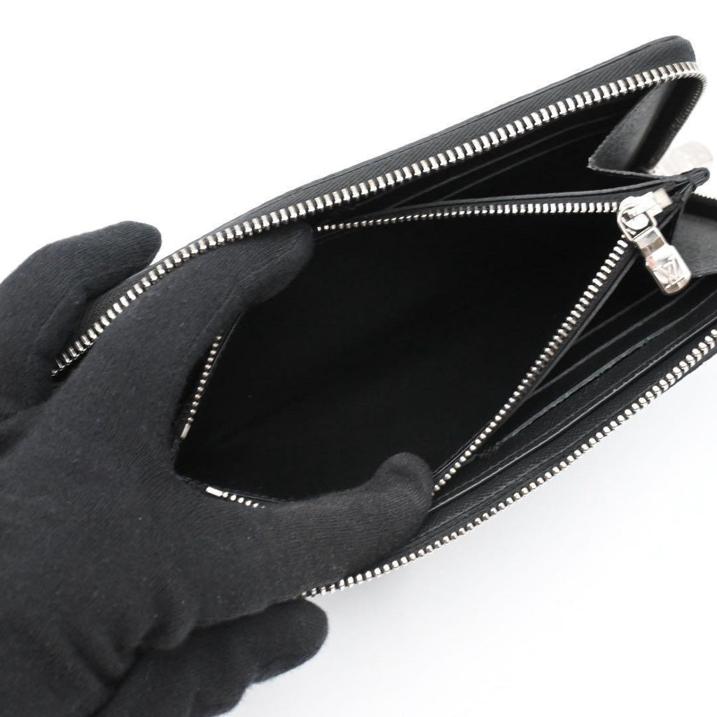 Louis Vuitton Graphite Zippy Wallet Horizontal Black — view 4
