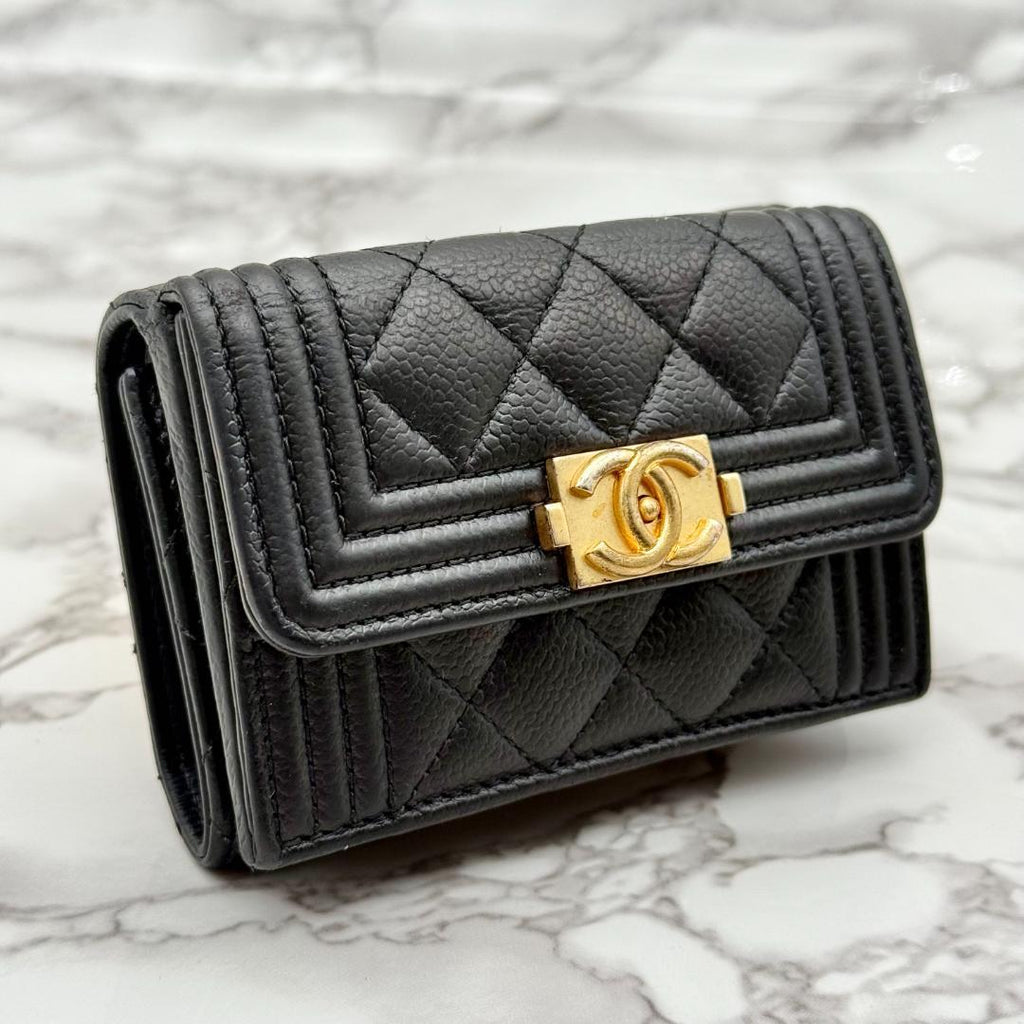 Chanel Quilted Trifold Wallet — view 2