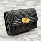 Chanel Quilted Trifold Wallet — view 2