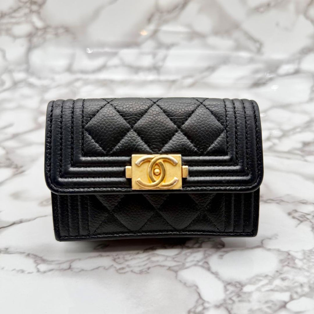 Chanel Quilted Trifold Wallet — view 3
