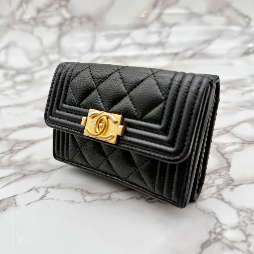 Chanel Quilted Trifold Wallet — view 4