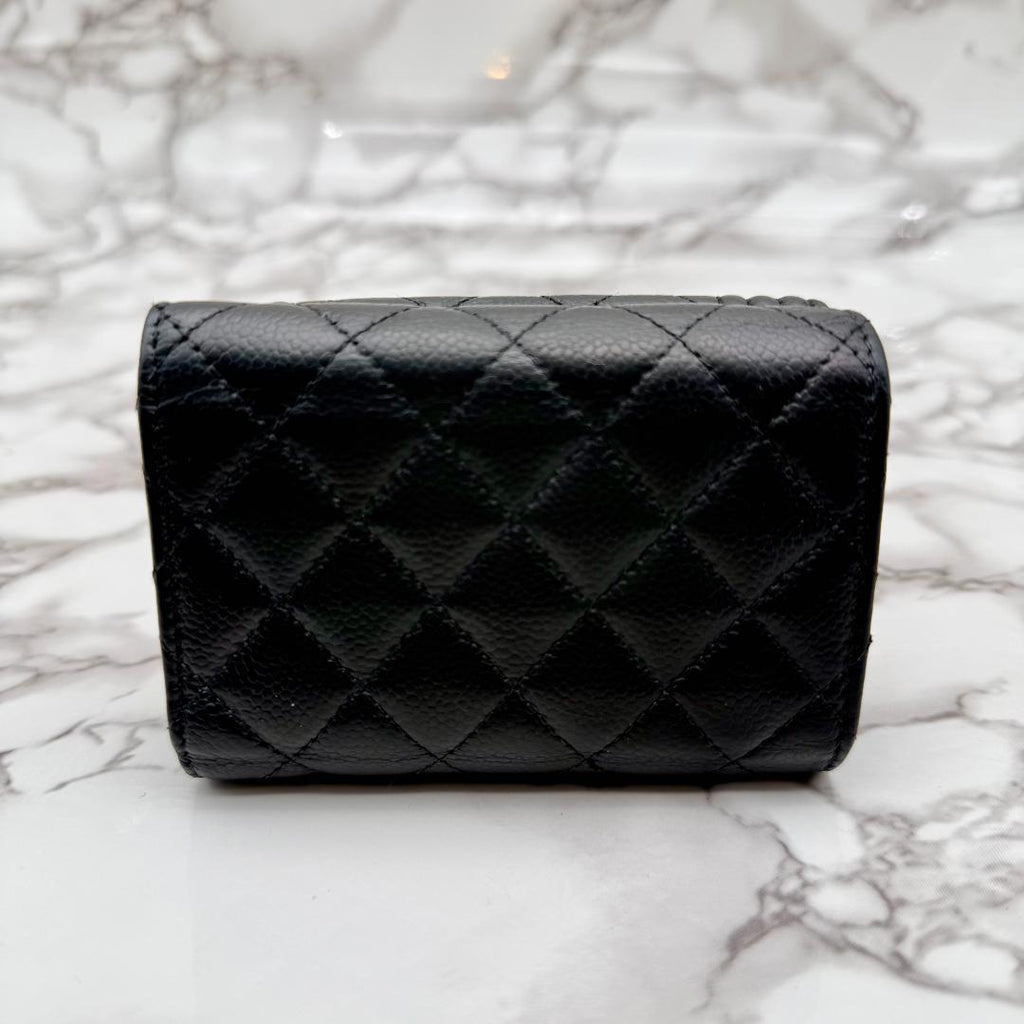 Chanel Quilted Trifold Wallet — view 5