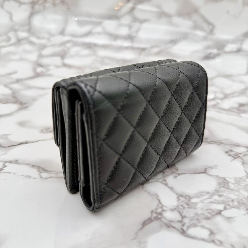 Chanel Quilted Trifold Wallet — view 6