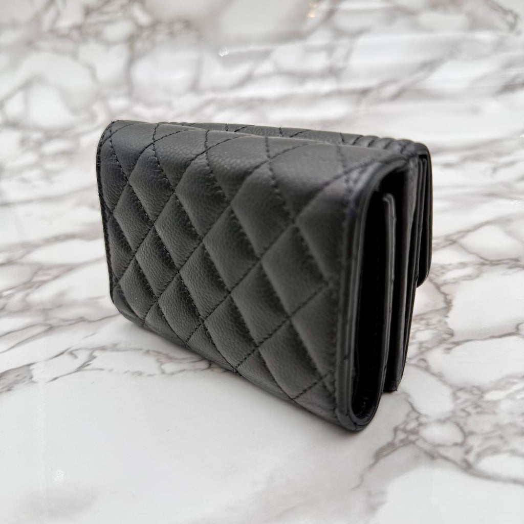 Chanel Quilted Trifold Wallet — view 7