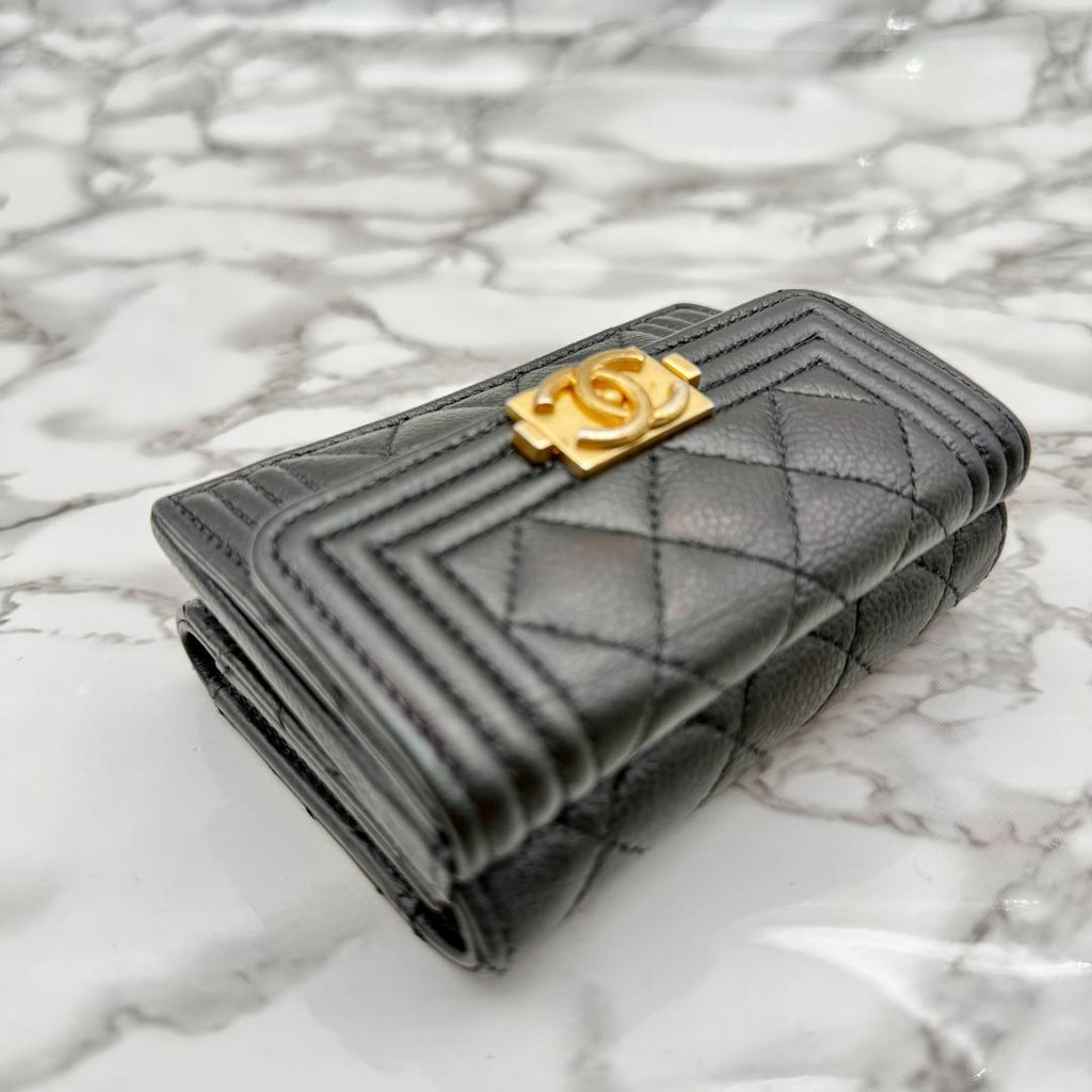 Chanel Quilted Trifold Wallet — view 8
