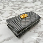Chanel Quilted Trifold Wallet — view 8