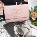 Chanel Chain Wallet Jumbo CC Logo Shoulder
