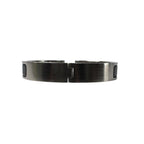 Hermes Click Bracelet Black Silver Large — view 4