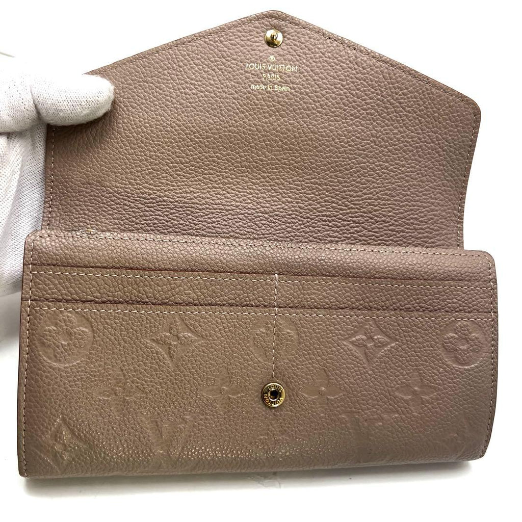 Louis Vuitton Empreinte Portefeuille Sarah Tourterelle Wallet — view 2