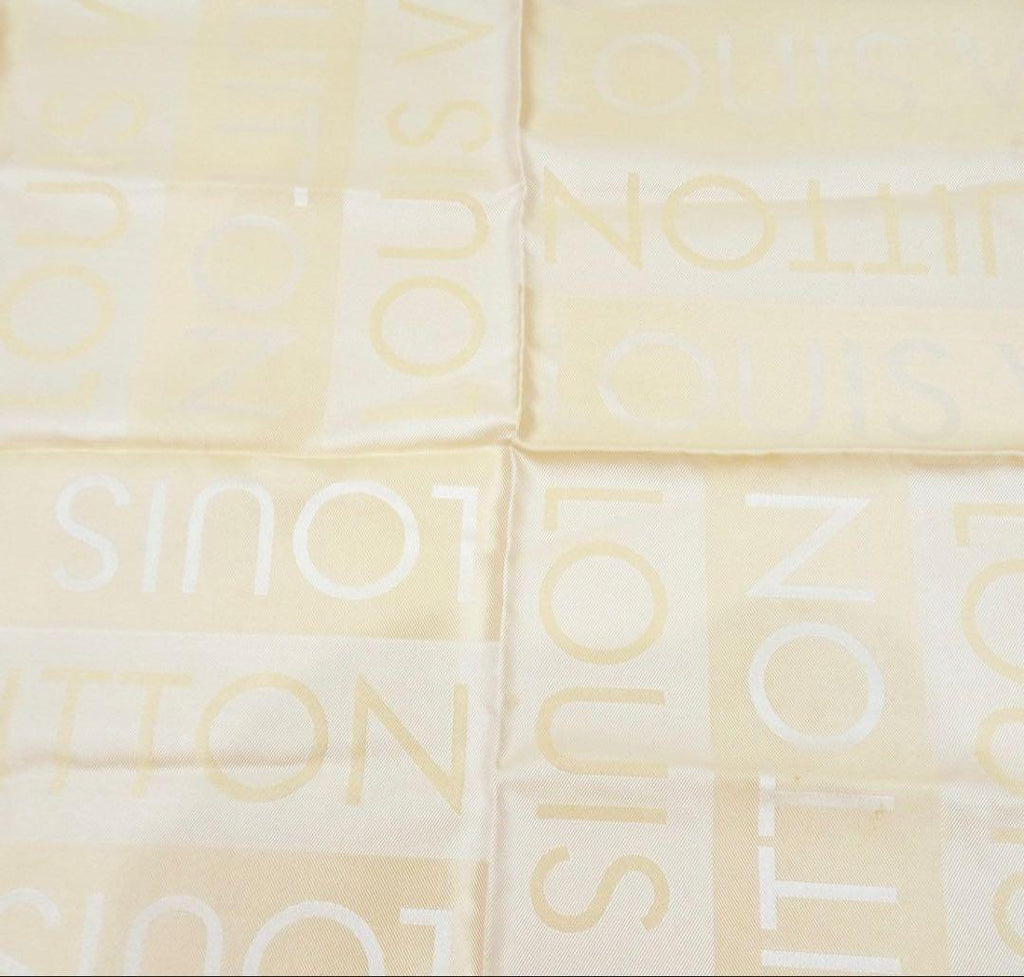 Louis Vuitton Logo Pattern Silk Scarf — view 3
