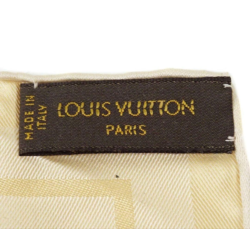Louis Vuitton Logo Pattern Silk Scarf — view 5