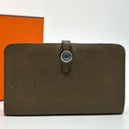 Hermes Dogon GM Togo Bifold Wallet Taurillon Silver — view 2