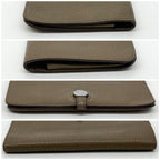 Hermes Dogon GM Togo Bifold Wallet Taurillon Silver — view 4