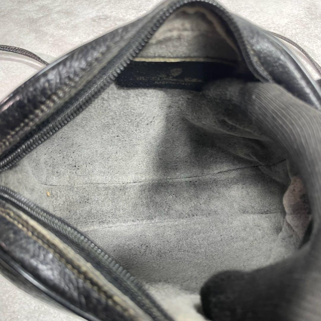 Gucci GG Sherry Line Shoulder Bag Black Leather — view 5