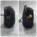 Gucci GG Sherry Line Shoulder Bag Black Leather — view 6