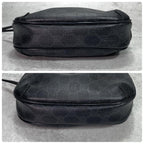 Gucci GG Sherry Line Shoulder Bag Black Leather — view 7
