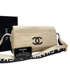 Chanel Lambskin Choco Bar Sports Line Shoulder