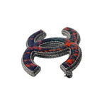 Chanel CC Logo Tweet Brooch — view 5