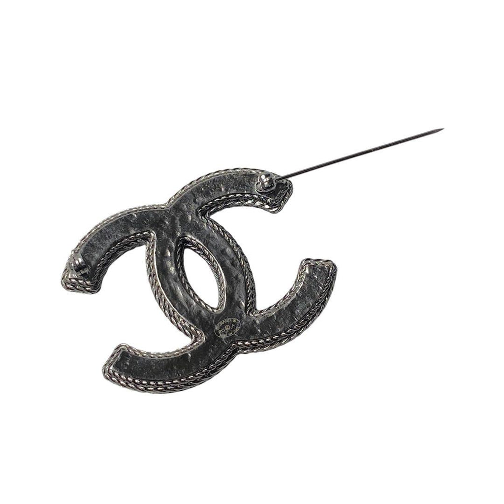Chanel CC Logo Tweet Brooch — view 7
