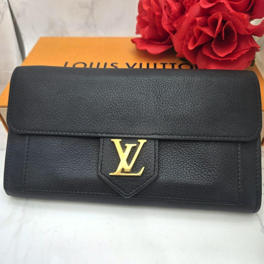 Louis Vuitton Portefeuille Lockme Wallet Black