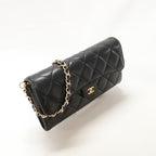 Chanel Lambskin Quilted Wallet Chain Shoulder — view 2