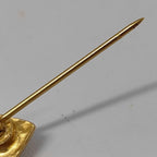 Chanel Brooch Gold CC Logo Vintage — view 3