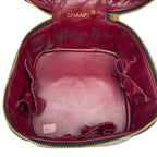 Chanel Quilted Lambskin Hand Bag Vanity Black — view 8