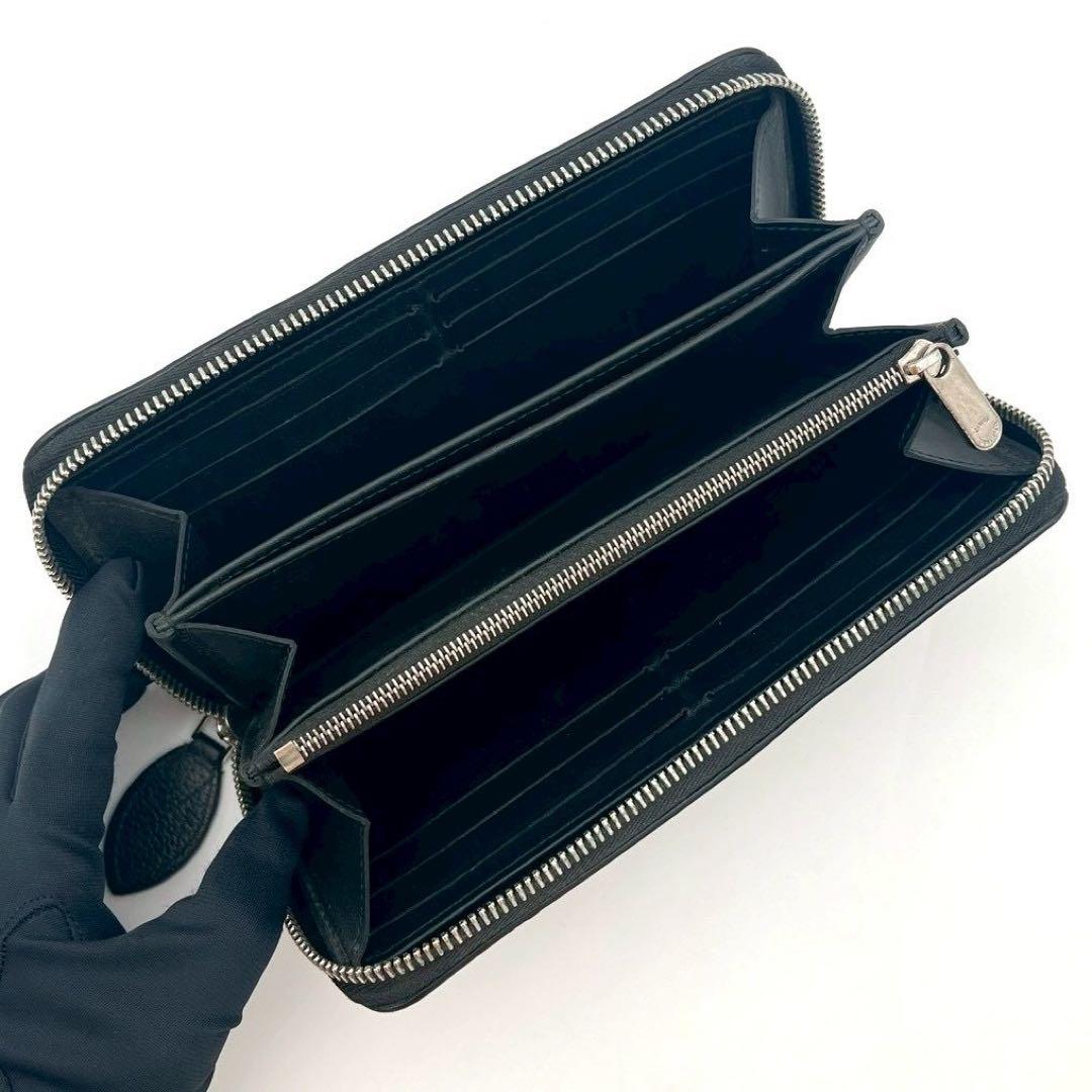 Louis Vuitton Zippy Wallet Mahina Noir Black Leather