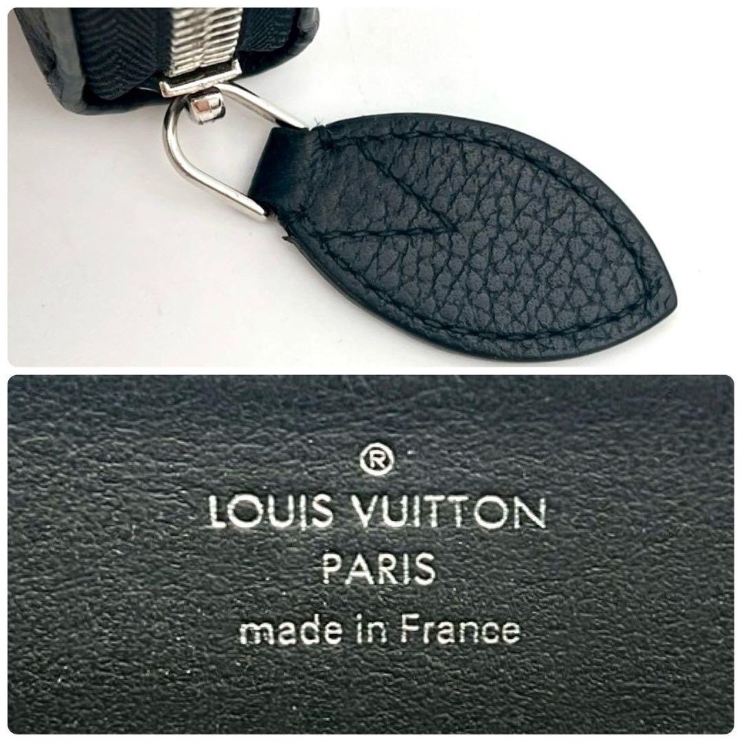 Louis Vuitton Zippy Wallet Mahina Noir Black Leather
