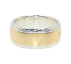 Hermes 49 18k Yellow Gold Logo Ring