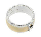 Hermes 49 18k Yellow Gold Logo Ring
