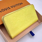 Louis Vuitton Epi Wallet Zippy Yellow Leather — view 2