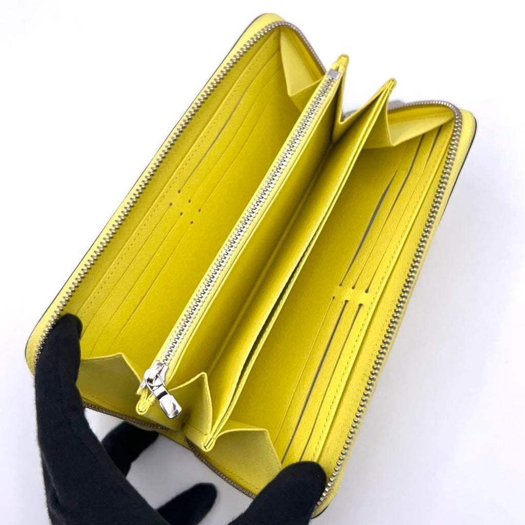 Louis Vuitton Epi Wallet Zippy Yellow Leather — view 3