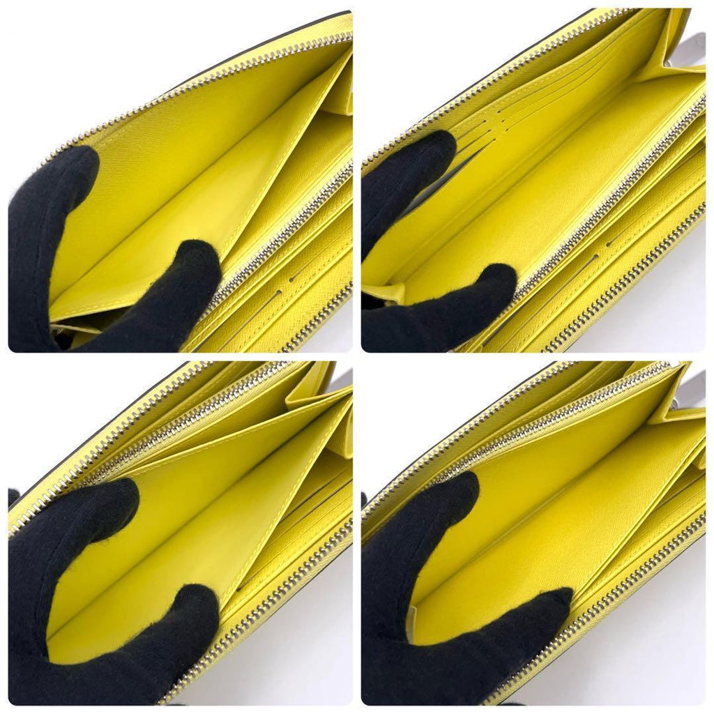 Louis Vuitton Epi Wallet Zippy Yellow Leather — view 5