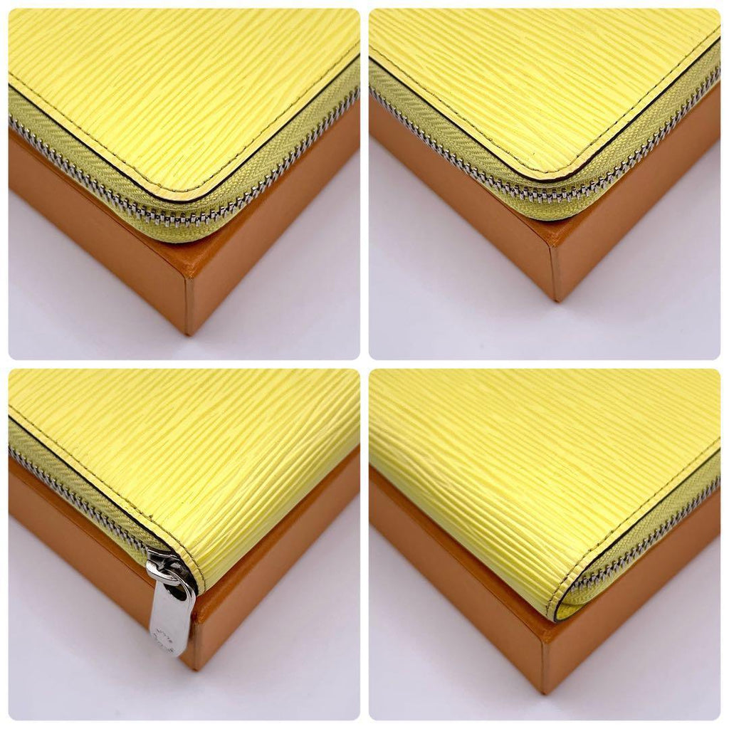 Louis Vuitton Epi Wallet Zippy Yellow Leather — view 8