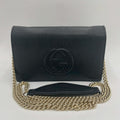 Gucci Soho Leather Chain Wallet Black Shoulder Bag