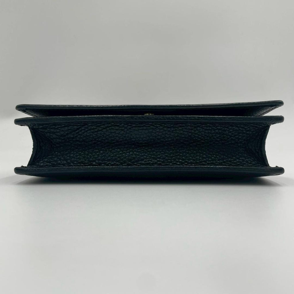 Gucci Soho Leather Chain Wallet Black Shoulder Bag — view 6