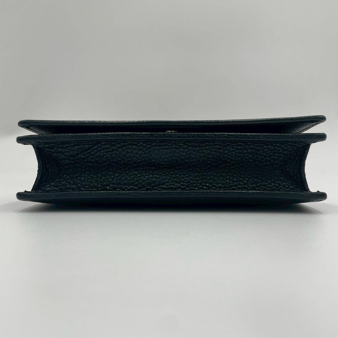 Gucci Soho Leather Chain Wallet Black Shoulder Bag — view 6