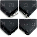 Louis Vuitton Monogram Eclipse Zippy Horizontal Wallet — view 8