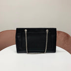 Chanel Caviar Leather CC Logo Chain Tote Black — view 3