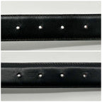 Gucci Vintage Belt Gold and Black Leather — view 6