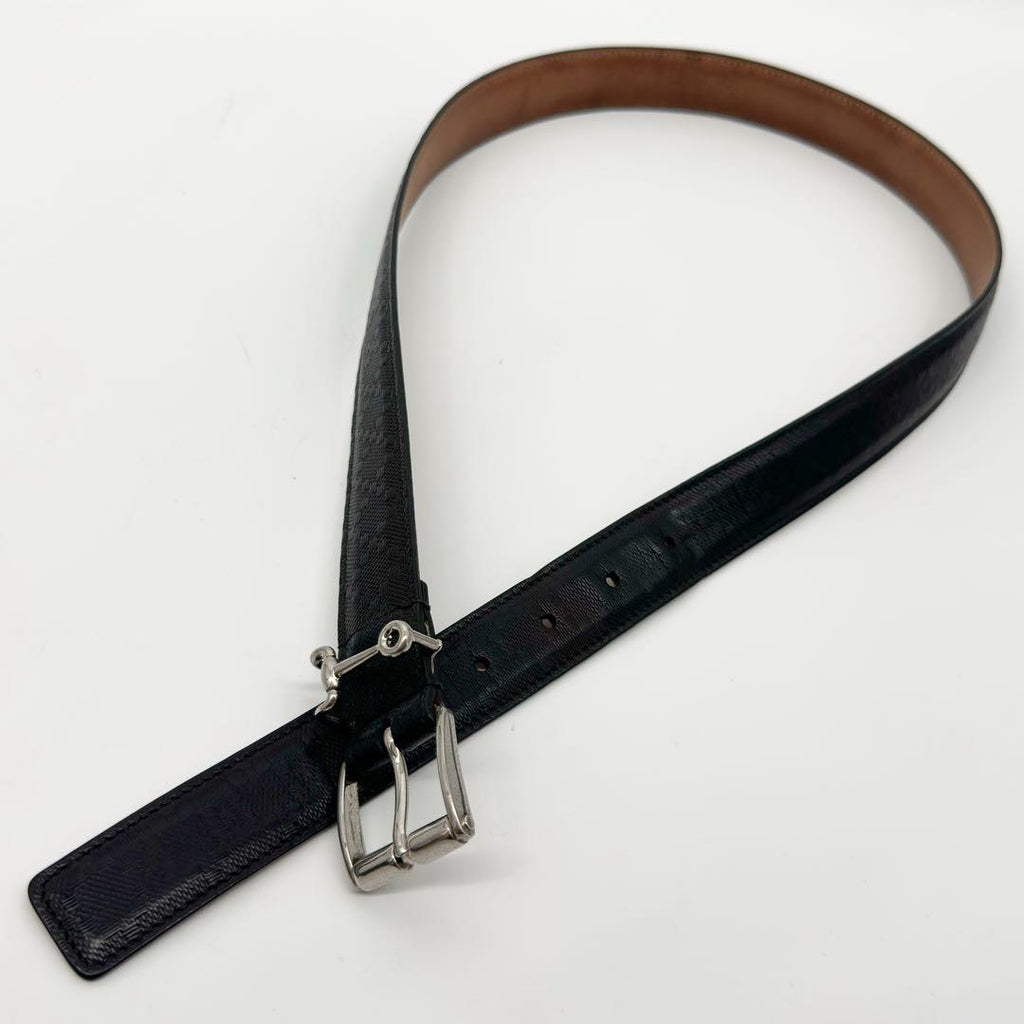 Gucci Horsebit Silver Classic Belt Diamante — view 4